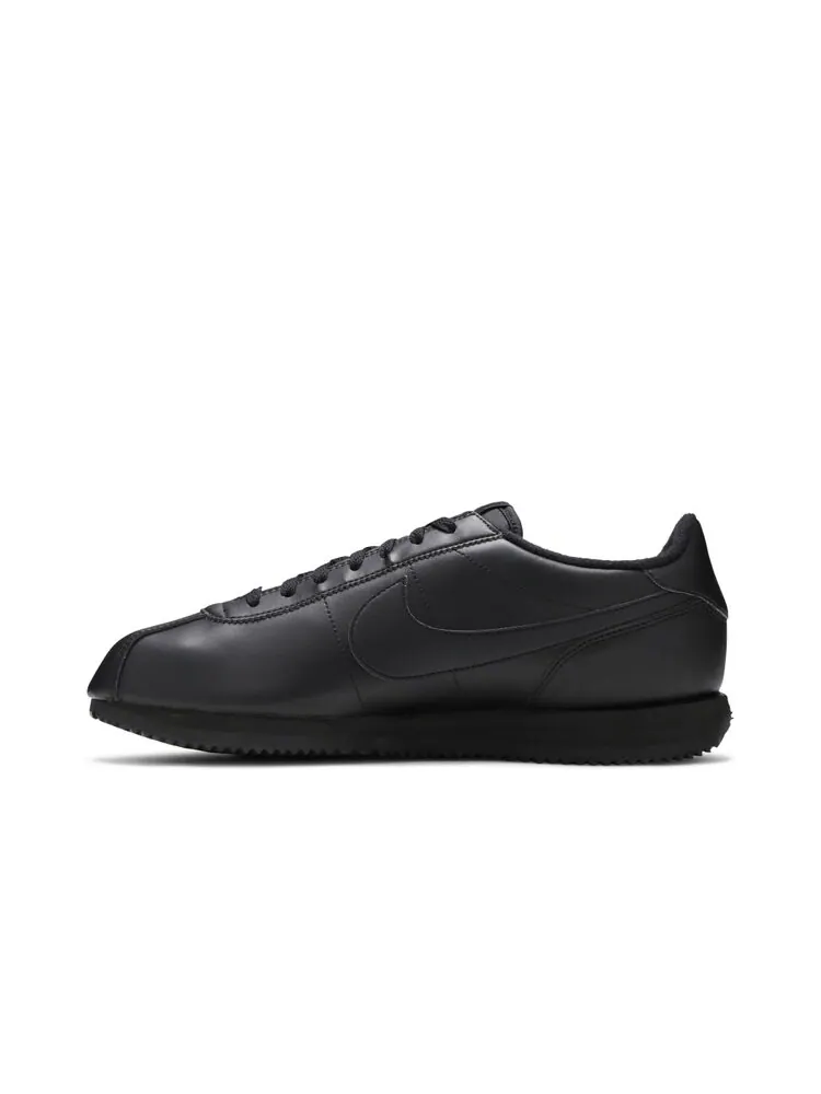 Кроссовки Nike Cortez Basic Leather 'Black Anthracite' — изображение 3 из 4, черный