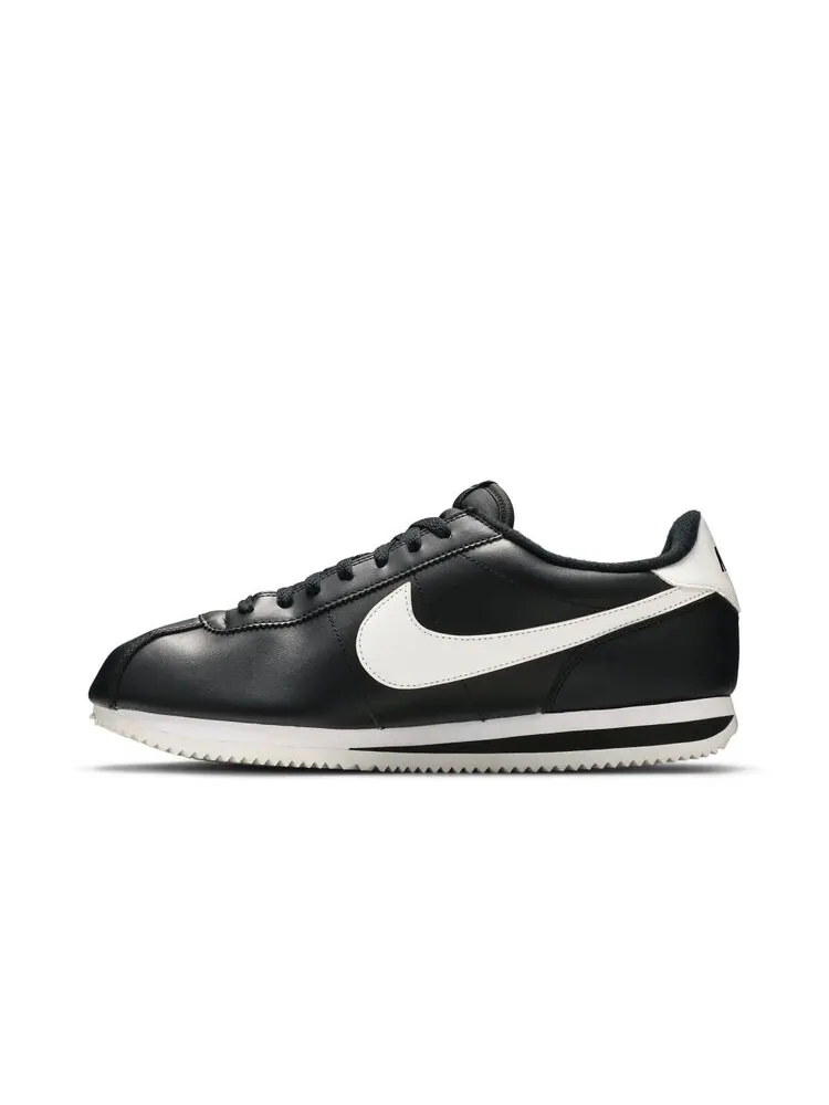 Кроссовки Nike Cortez Basic Leather — изображение 3 из 4, черный