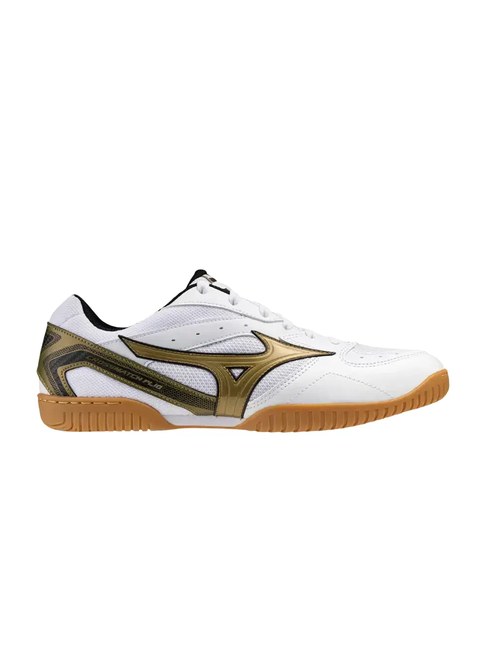 Кроссовки Mizuno Crossmatch Plio RX4 — изображение 1 из 1, белый/золотистый