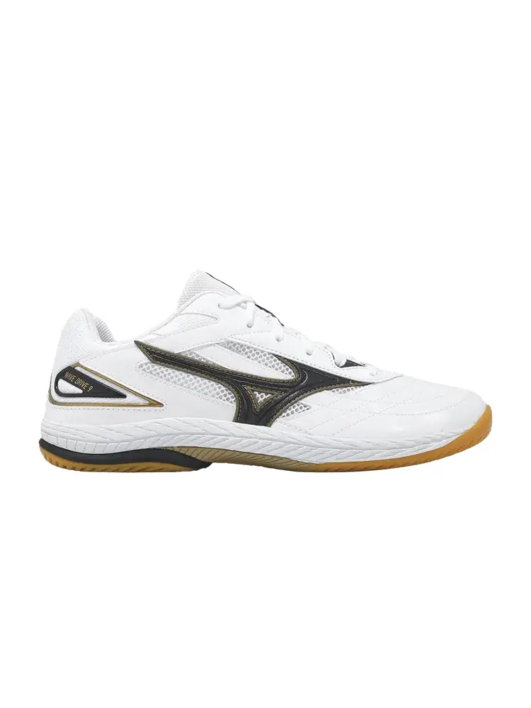 Кроссовки Mizuno Wave Drive 9 'White Black Gold' — изображение 1 из 1, белый/черный