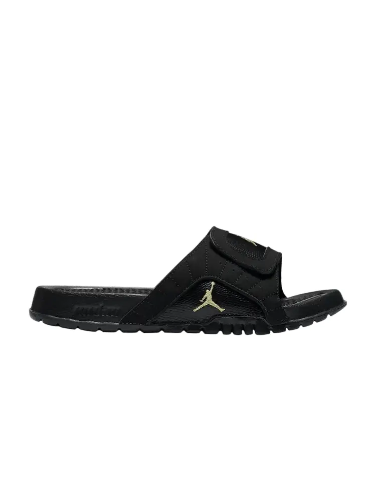 Шлепанцы Jordan Hydro 12 GS Slide 'Black Metallic Gold' — изображение 1 из 1