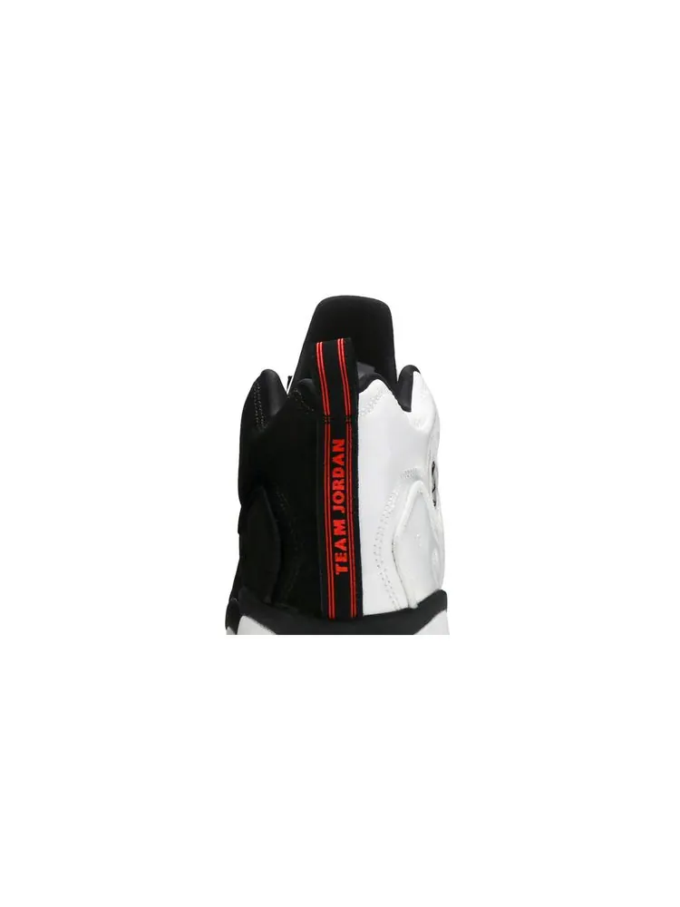 Кроссовки Jordan Jumpman Team 2 GS 'White Black' — изображение 7 из 8, белый черный