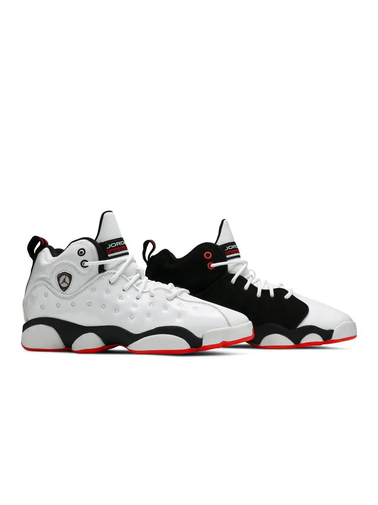 Кроссовки Jordan Jumpman Team 2 GS 'White Black' — изображение 8 из 8, белый черный