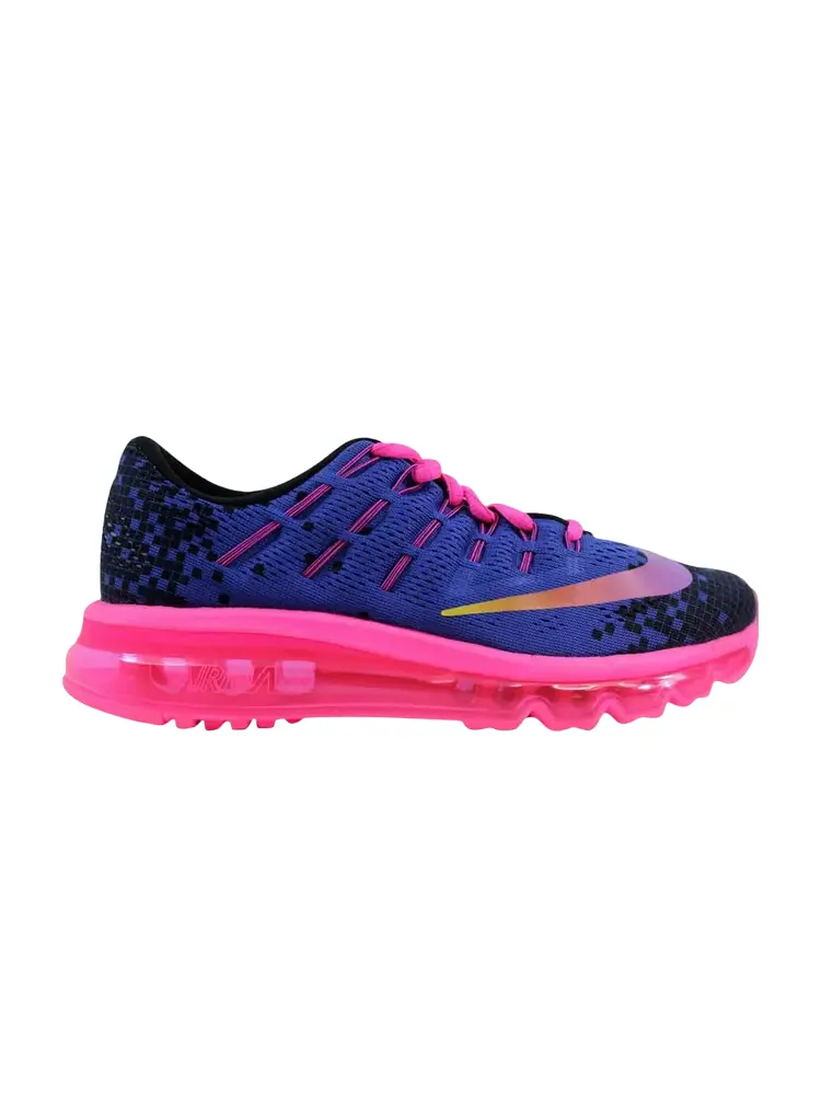 Кроссовки Nike Air Max 2016 Print GS 'Deep Night' — изображение 1 из 1, фиолетовый