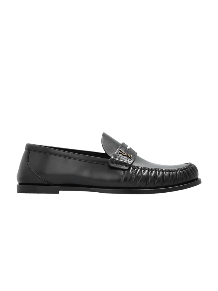 Кроссовки Saint Laurent Le Loafer Penny Slippers 'Black' — изображение 1 из 1, черный