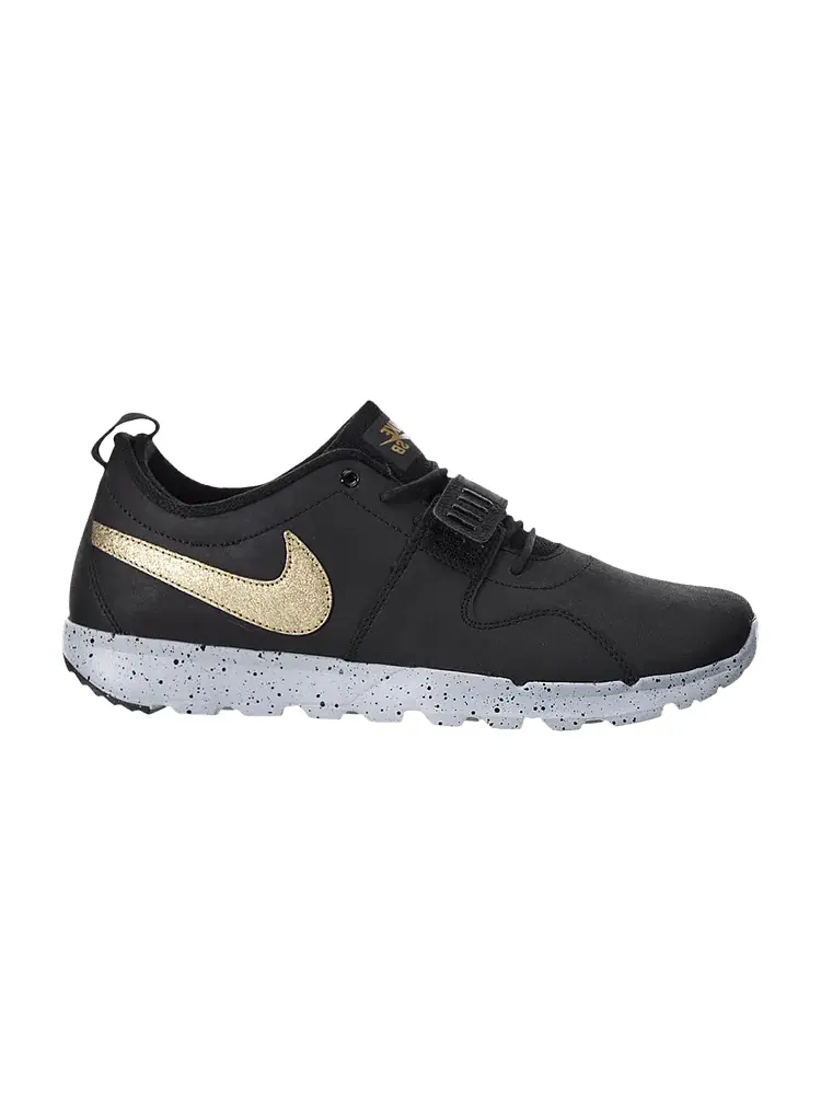 Кроссовки Trainerendor SB QS 'Black Gold' — изображение 1 из 1, черный золотистый
