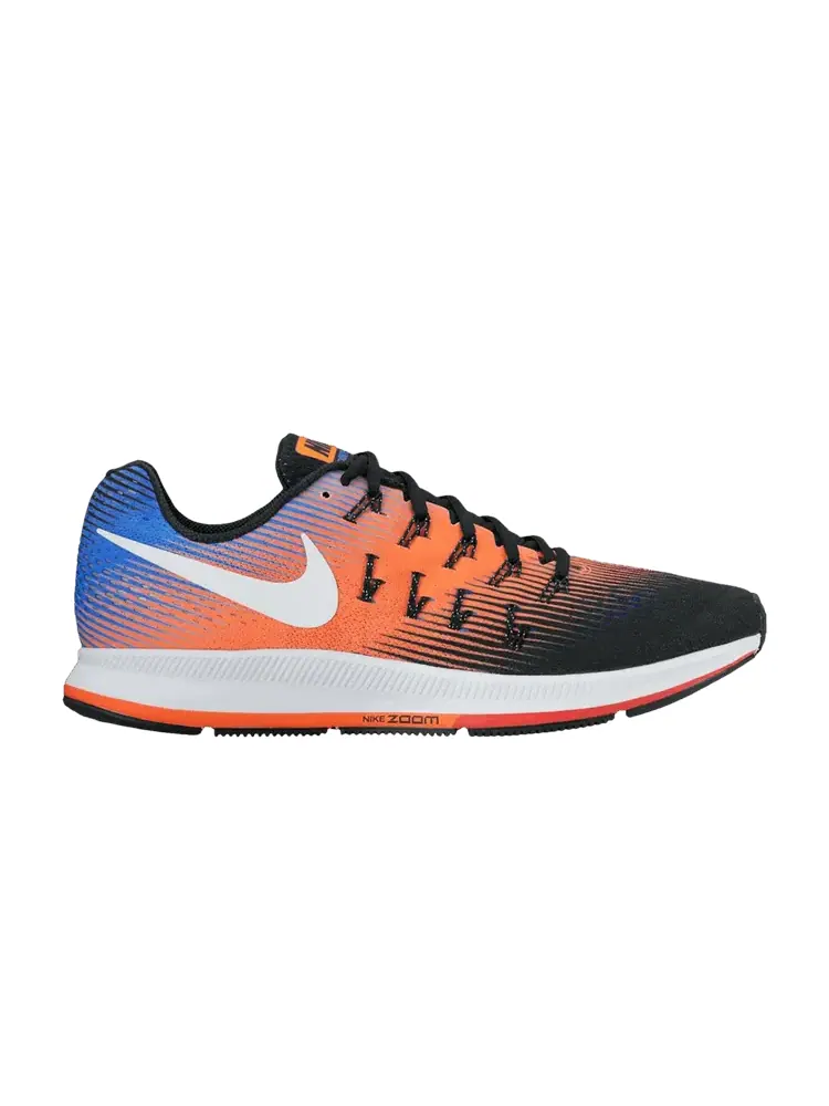 Кроссовки Air Zoom Pegasus 33 'Black Hyper Orange Blue' — изображение 1 из 1, черный оранжевый синий