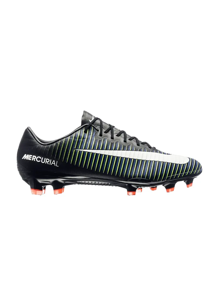 Кроссовки Mercurial Vapor 11 FG 'Black Electric Green' — изображение 1 из 1, черный зеленый