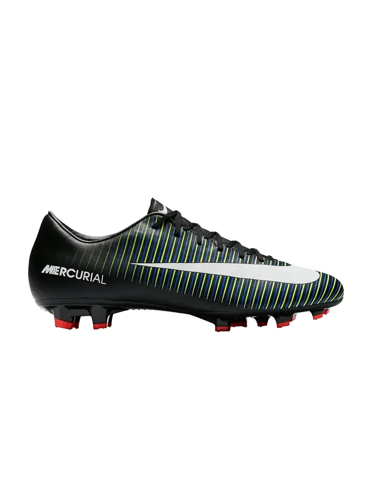Кроссовки Mercurial Victory 6 FG 'Black Electric Green' — изображение 1 из 1, черный зеленый