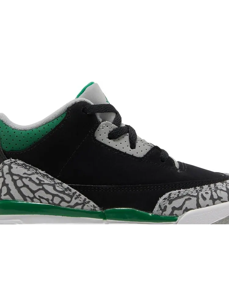 Кроссовки Air Jordan 3 Retro TD Pine Green — изображение 2 из 8, черный