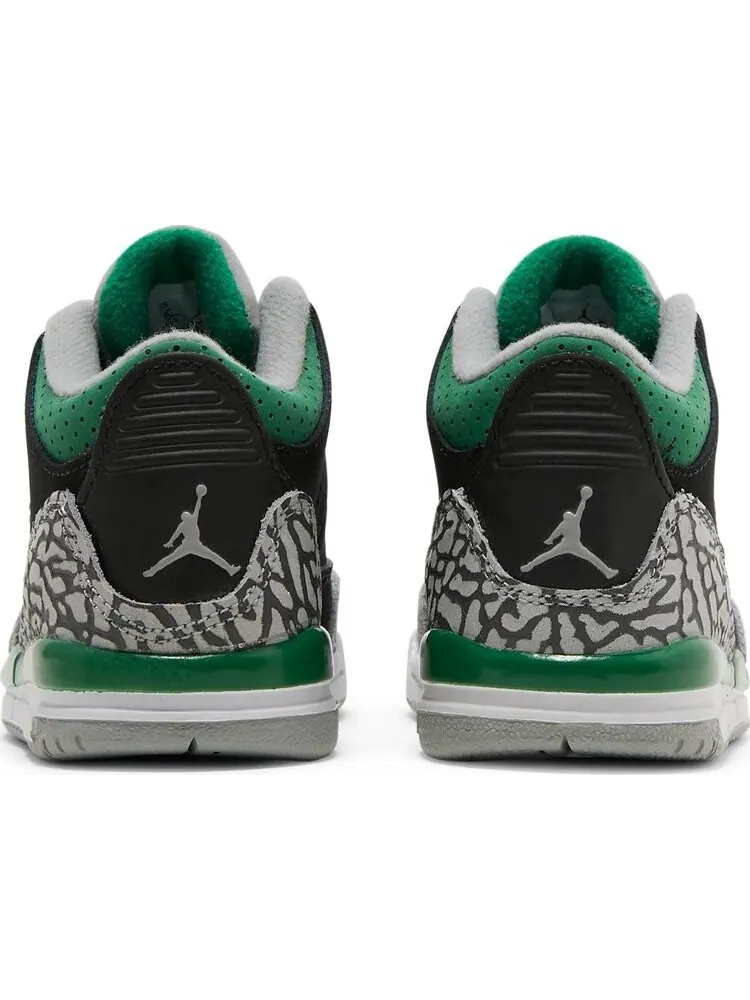 Кроссовки Air Jordan 3 Retro TD Pine Green — изображение 6 из 8, черный