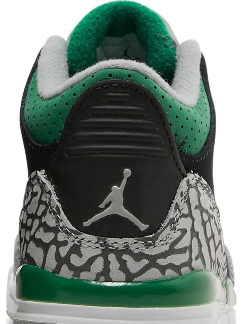Кроссовки Air Jordan 3 Retro TD Pine Green — изображение 7 из 8, черный