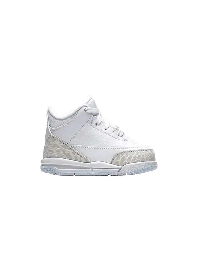 Кроссовки Air Jordan 3 Retro TD 'Triple White' — изображение 1 из 1, белый