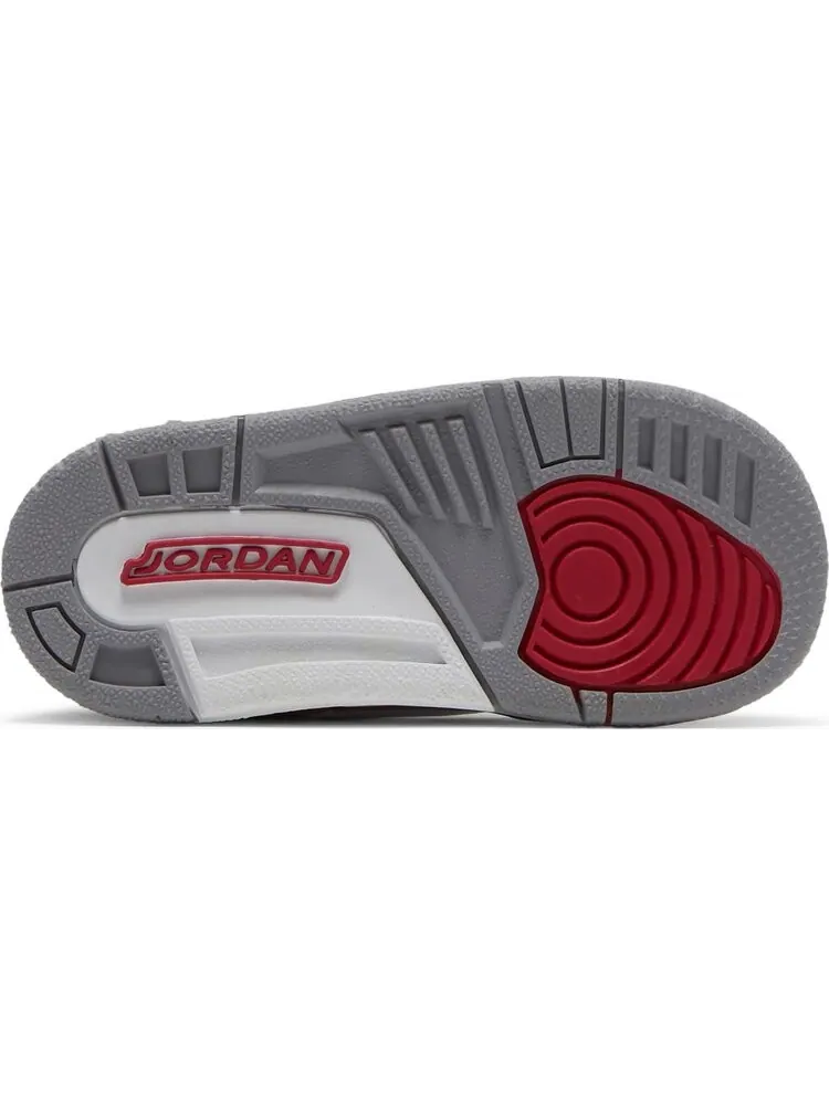 Кроссовки Air Jordan 3 Retro TD Cardinal Red — изображение 4 из 8, белый