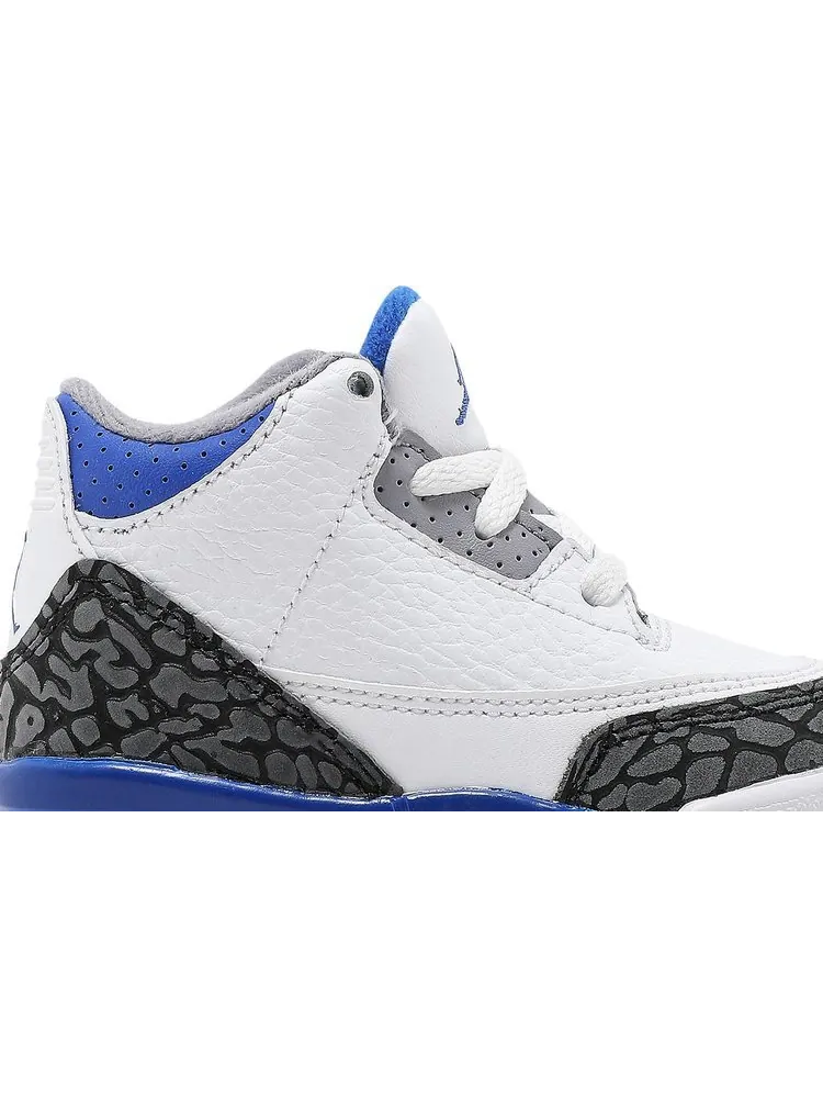 Кроссовки Air Jordan 3 Retro TD Racer Blue — изображение 2 из 8, белый