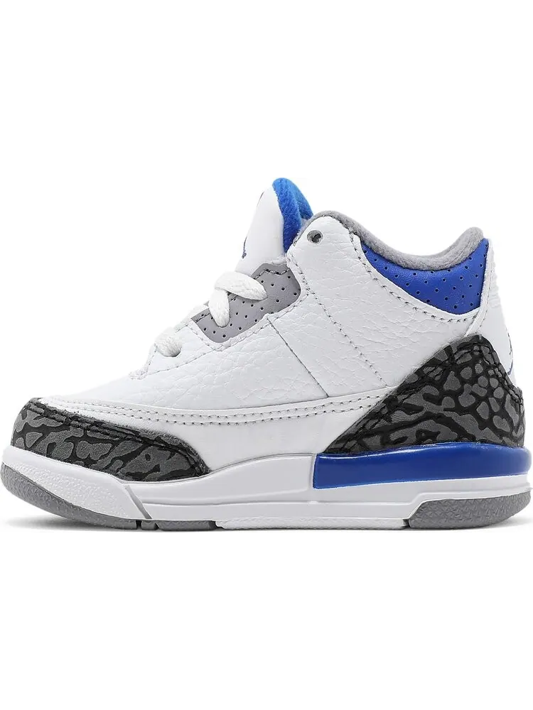 Кроссовки Air Jordan 3 Retro TD Racer Blue — изображение 3 из 8, белый