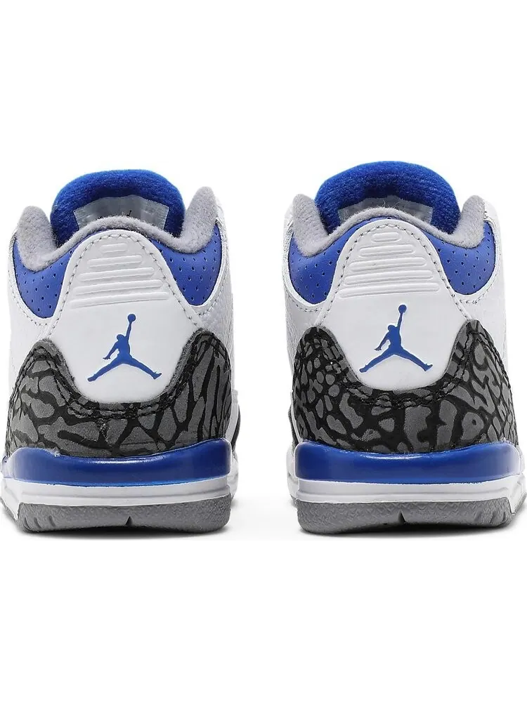 Кроссовки Air Jordan 3 Retro TD Racer Blue — изображение 6 из 8, белый