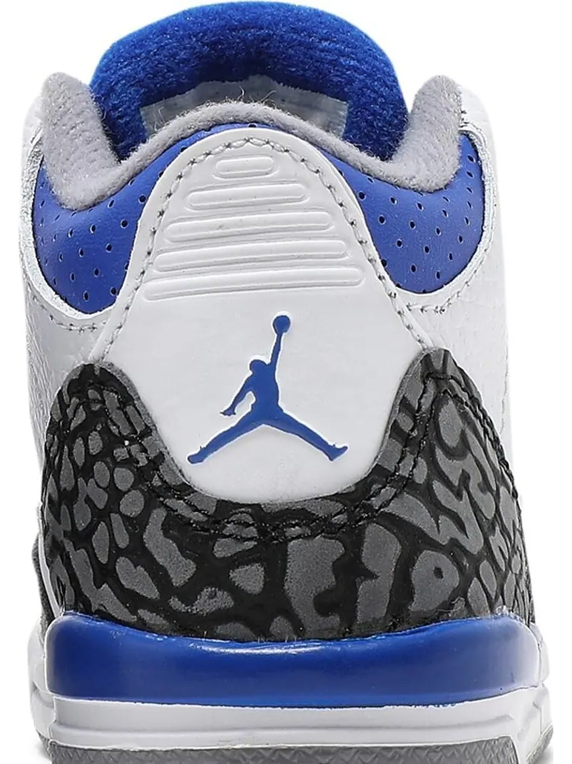 Кроссовки Air Jordan 3 Retro TD Racer Blue — изображение 7 из 8, белый