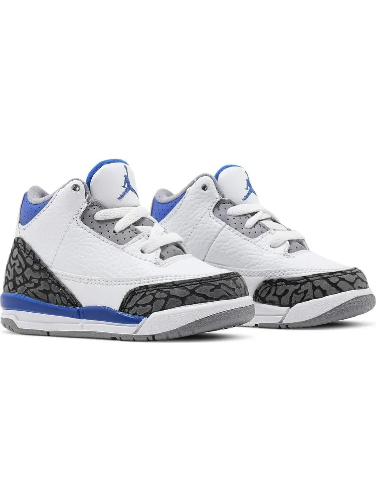 Кроссовки Air Jordan 3 Retro TD Racer Blue — изображение 8 из 8, белый