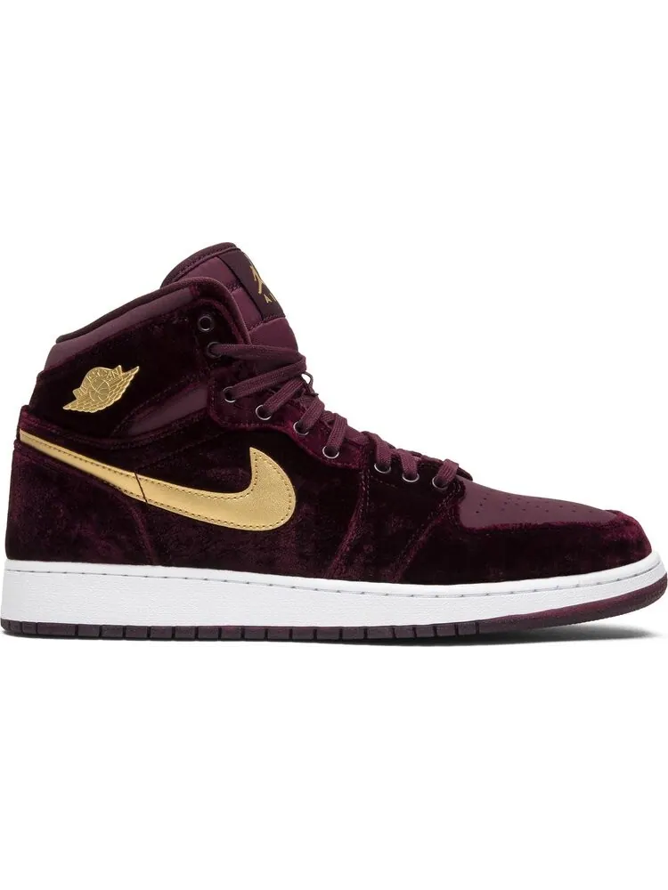 Кроссовки Air Jordan 1 Heiress GG Velvet — изображение 1 из 8, красный