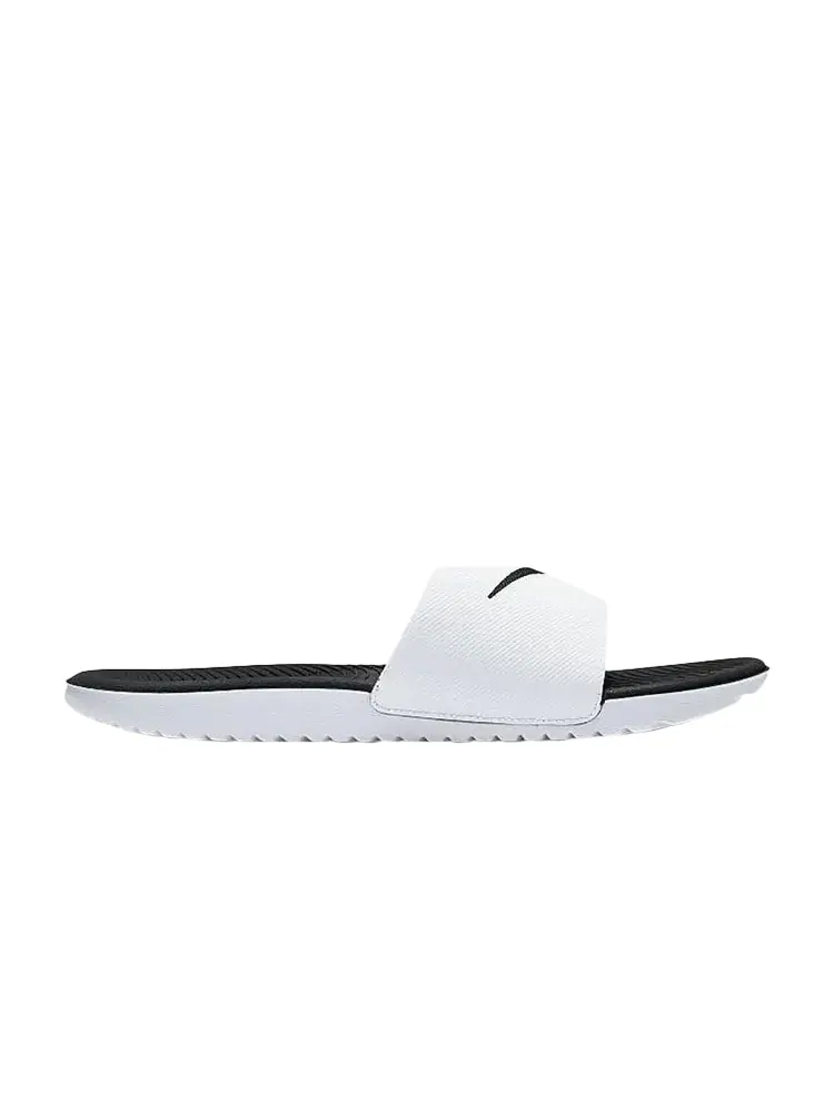 Кроссовки Nike Kawa Slide 'White Black' — изображение 1 из 1, белый