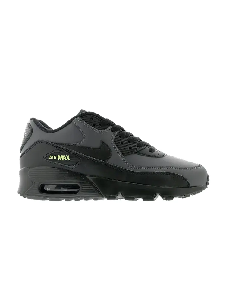 Кроссовки Nike Air Max 90 Leather GS 'Dark Grey Black' — изображение 1 из 1