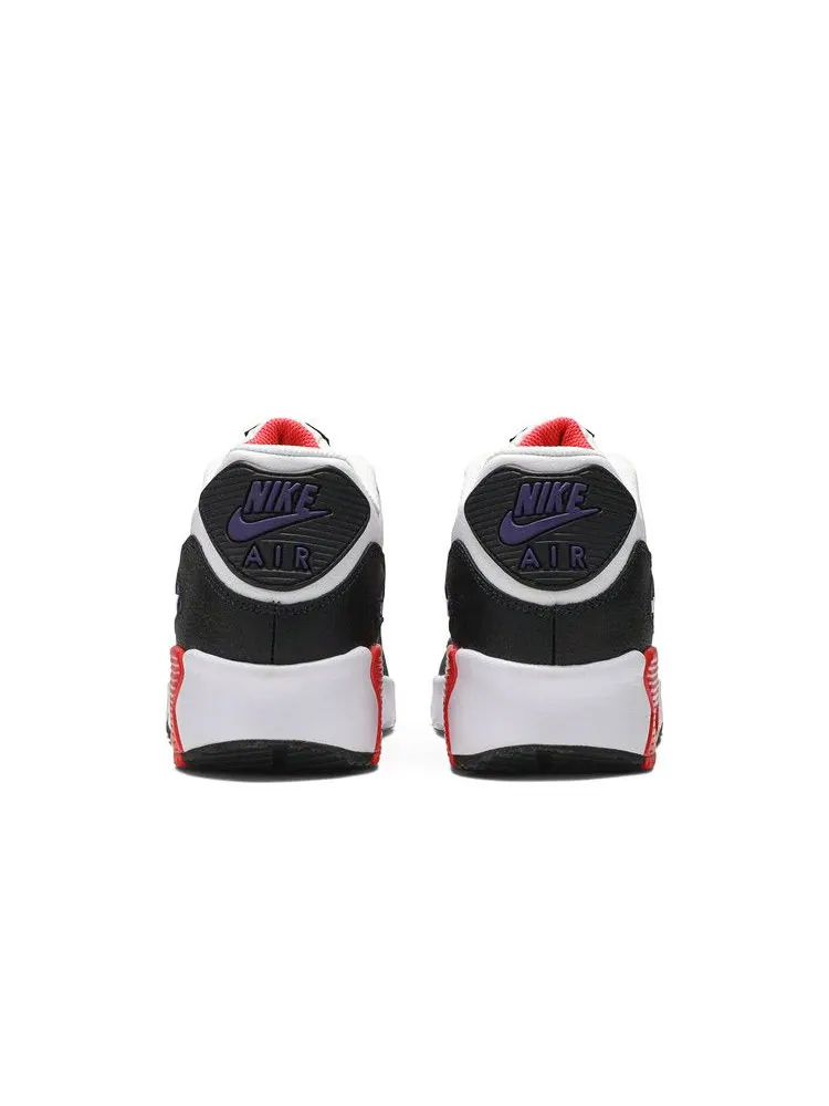 Кроссовки Nike Air Max 90 Leather GS 'White Bright Crimson' — изображение 7 из 9