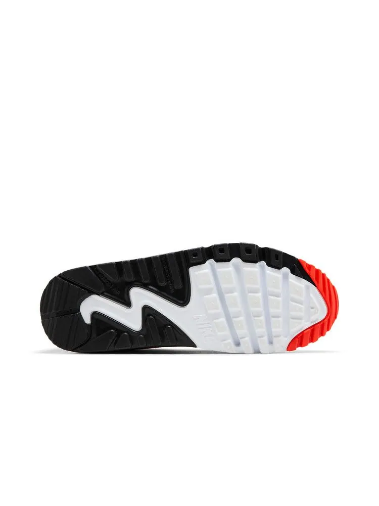 Кроссовки Nike Air Max 90 Leather GS 'Chrome Yellow Black Crimson' — изображение 5 из 9