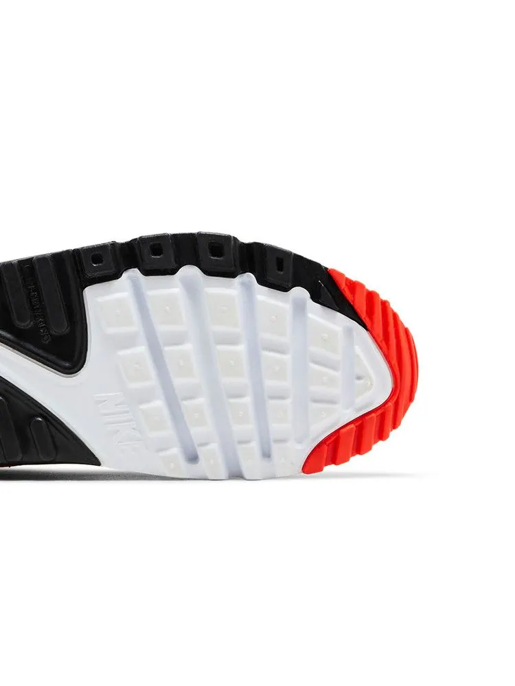 Кроссовки Nike Air Max 90 Leather GS 'Chrome Yellow Black Crimson' — изображение 6 из 9