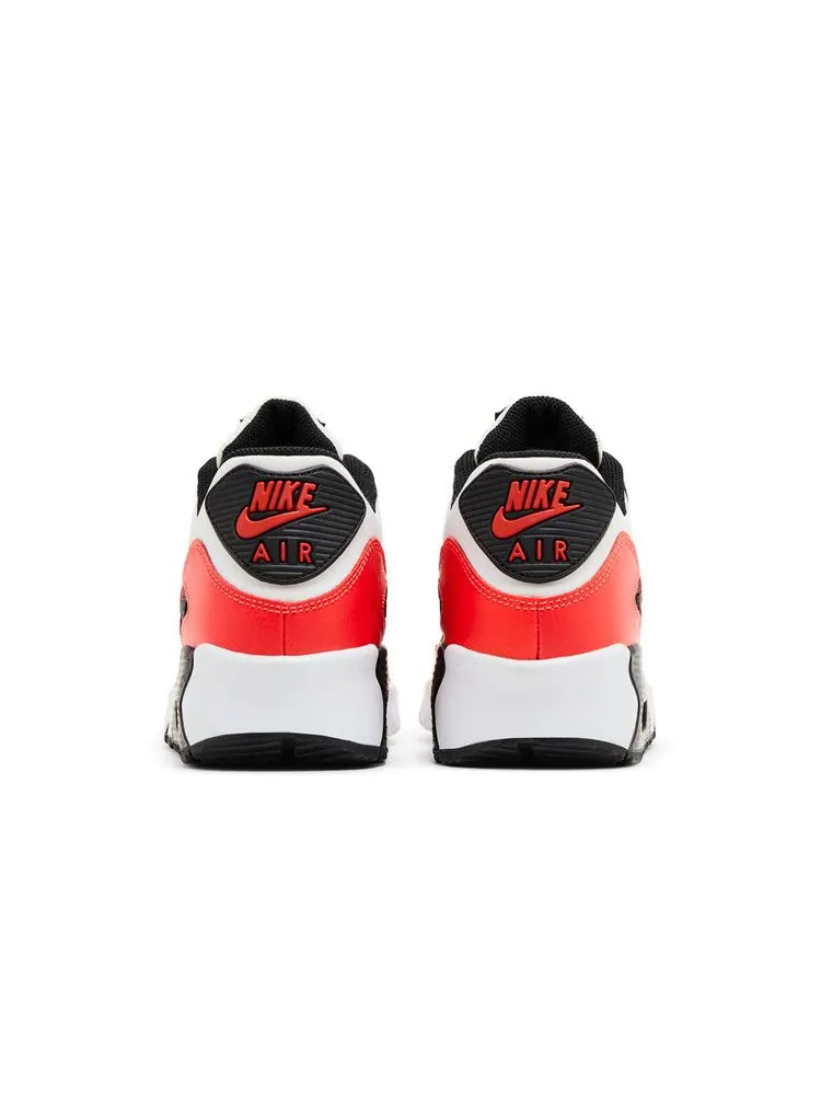 Кроссовки Nike Air Max 90 Leather GS 'Chrome Yellow Black Crimson' — изображение 7 из 9