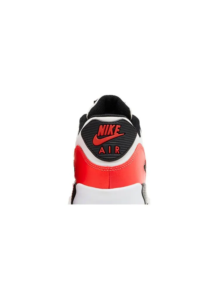 Кроссовки Nike Air Max 90 Leather GS 'Chrome Yellow Black Crimson' — изображение 8 из 9
