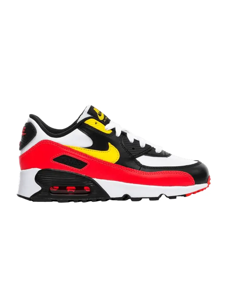 Кроссовки Nike Air Max 90 Leather PS 'Chrome Yellow Black Crimson' — изображение 1 из 1