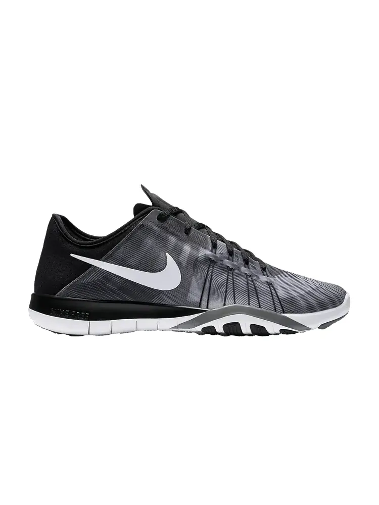 Кроссовки Wmns Free TR 6 Print 'Black Cool Grey' — изображение 1 из 1, черный серый