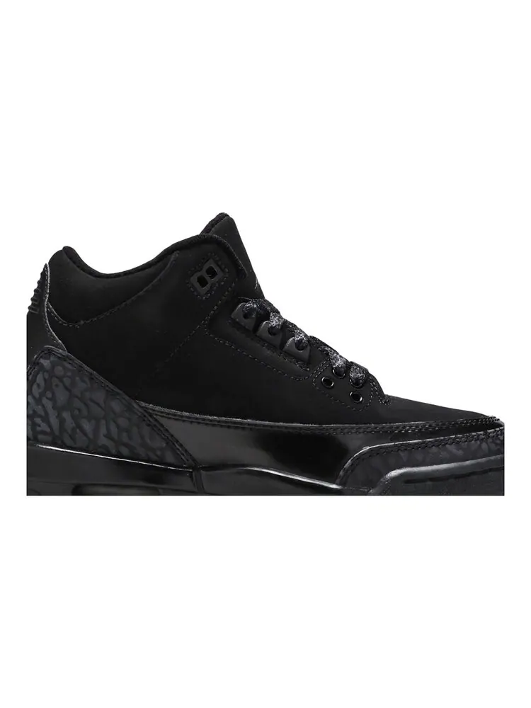 Кроссовки Air Jordan 3 Retro GS 'Black Cat' — изображение 2 из 4, черный