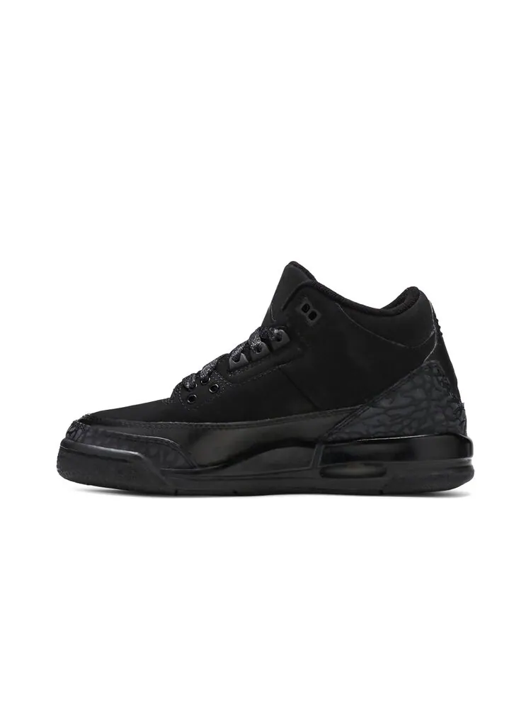 Кроссовки Air Jordan 3 Retro GS 'Black Cat' — изображение 3 из 4, черный
