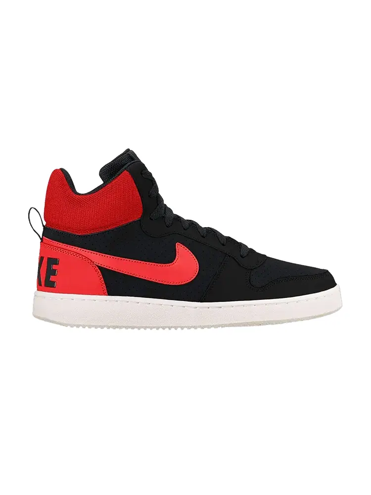 Кроссовки Nike Court Borough Mid 'Black Action Red' — изображение 1 из 1, черный/красный/белый