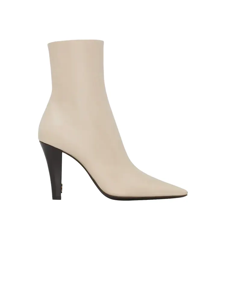 Ботинки Saint Laurent Wmns Jill Booties — изображение 1 из 1, бежевый