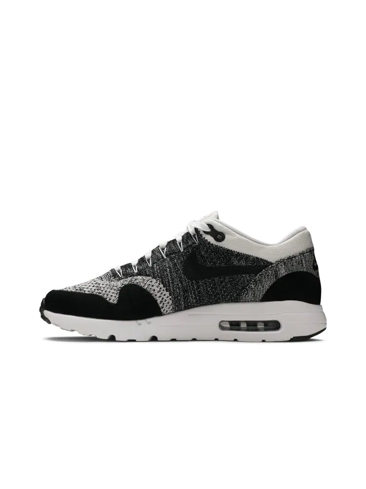 Кроссовки Nike Air Max 1 Ultra Flyknit 'White Black' — изображение 3 из 4, черный