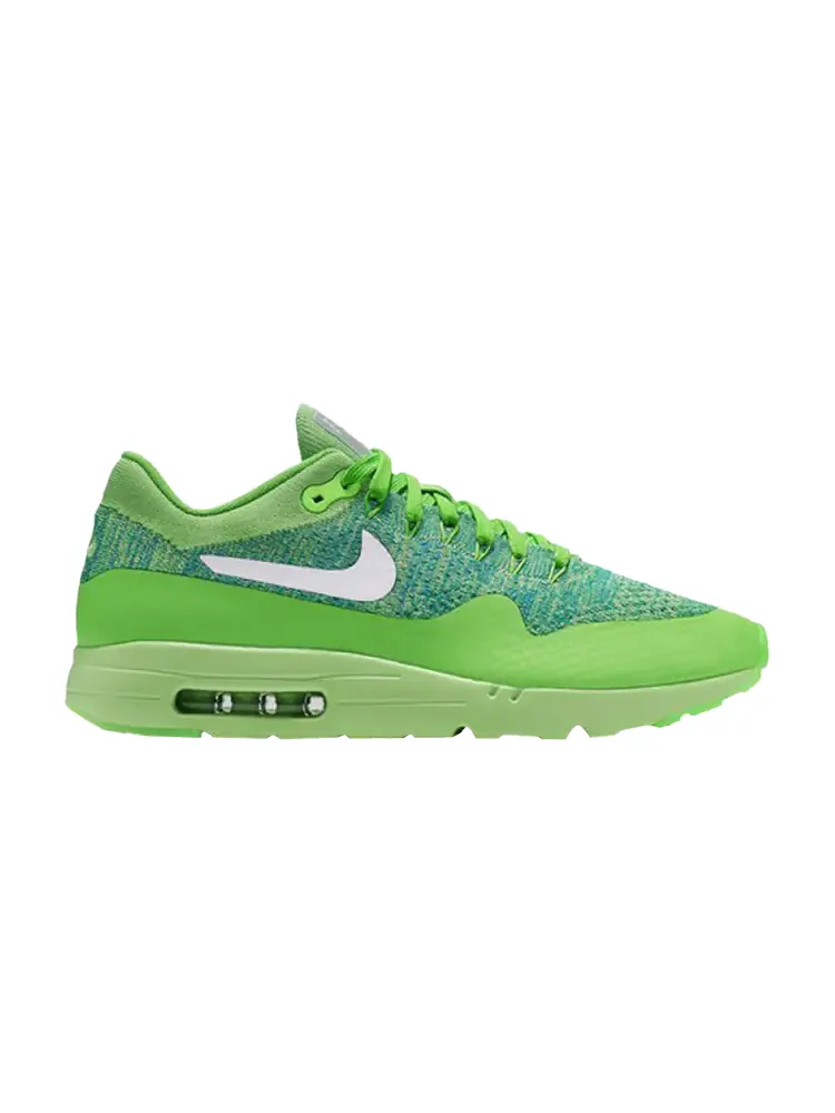 Кроссовки Nike Air Max 1 Ultra Flyknit 'Voltage Green' — изображение 1 из 1, зеленый