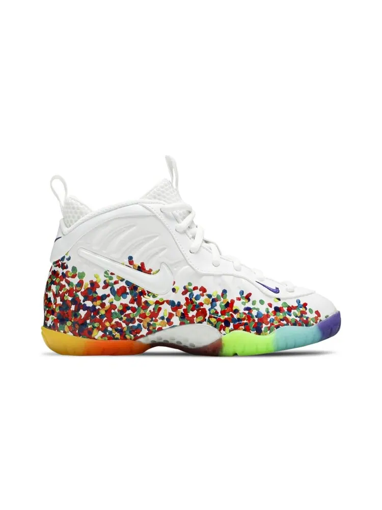 Кроссовки Nike Little Posite Pro PS 'Fruity Pebbles' — изображение 1 из 4, белый