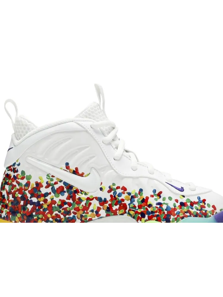 Кроссовки Nike Little Posite Pro PS 'Fruity Pebbles' — изображение 2 из 4, белый