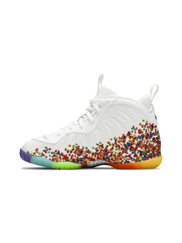 Кроссовки Nike Little Posite Pro PS 'Fruity Pebbles' — изображение 3 из 4, белый