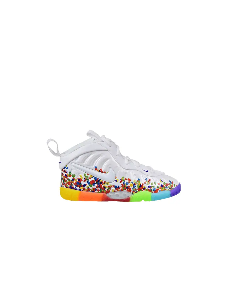 Кроссовки Nike Little Posite Pro TD 'Fruity Pebbles' — изображение 1 из 1, белый/мульти