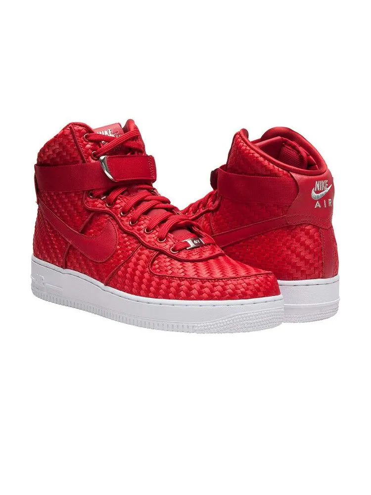 Кроссовки Nike Air Force 1 High '07 LV8 Woven 'Gym Red' — изображение 2 из 5, красный/красный-белый