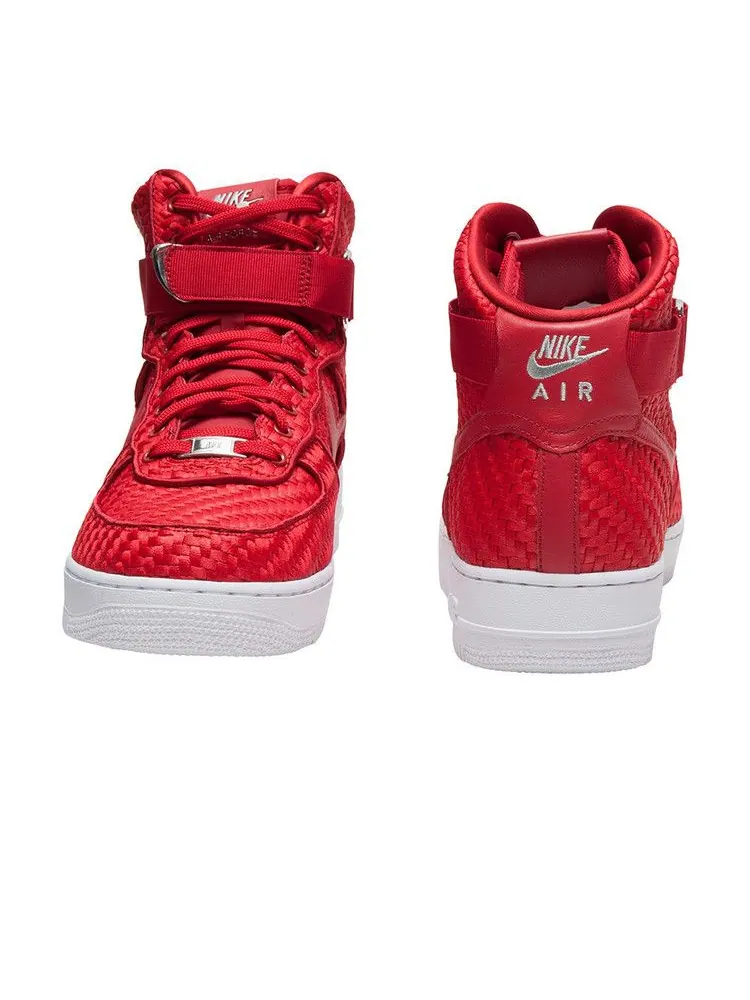 Кроссовки Nike Air Force 1 High '07 LV8 Woven 'Gym Red' — изображение 4 из 5, красный/красный-белый