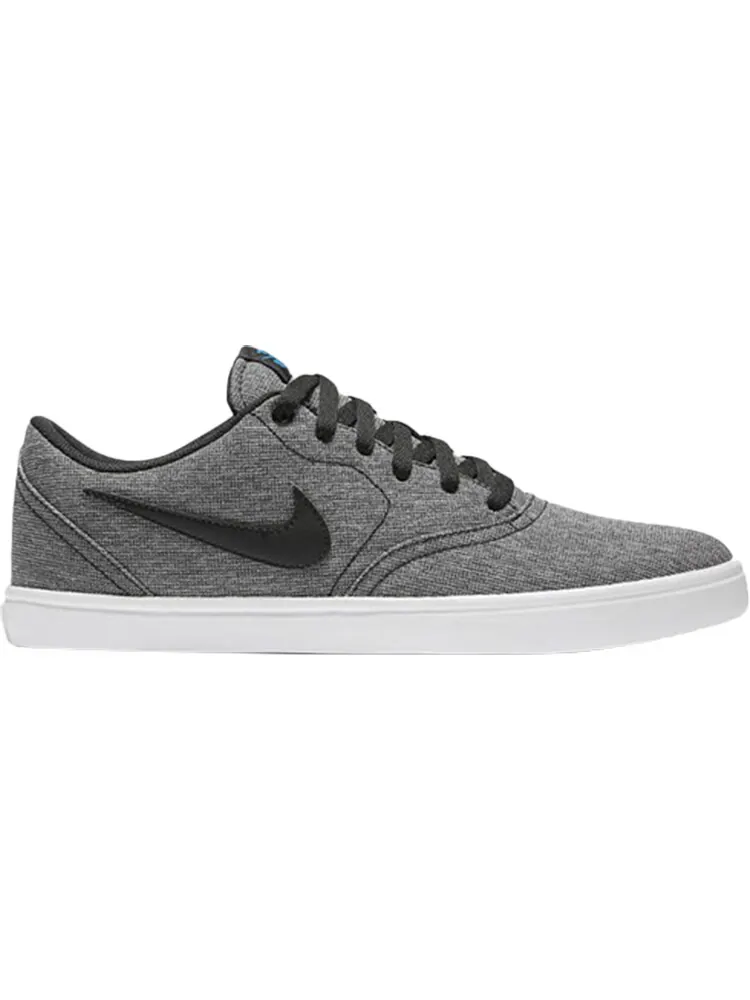 Кроссовки Nike Check Solarsoft Canvas SB 'Black White' — изображение 1 из 1, черный