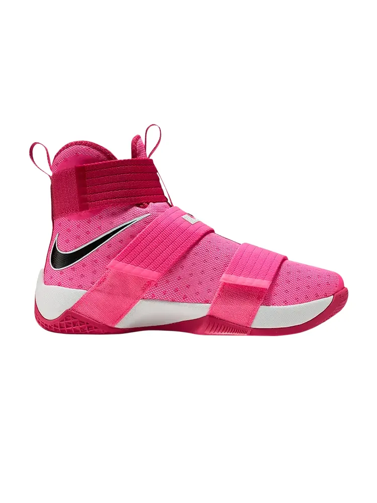 Кроссовки Nike Zoom LeBron Soldier 10 'KAY YOW' — изображение 1 из 1, розовый