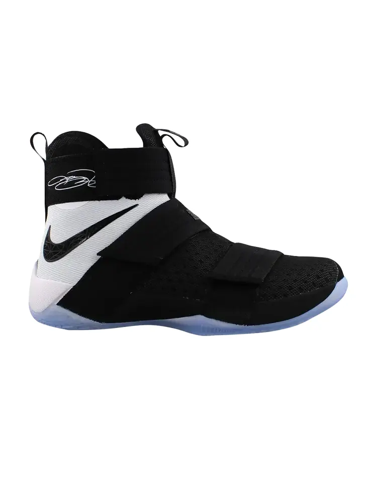 Кроссовки Nike LeBron Soldier 10 SFG 'Black White' — изображение 1 из 1, черный