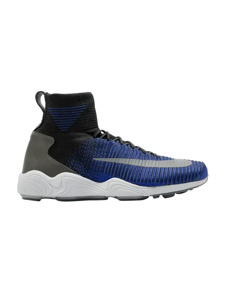Кроссовки Zoom Mercurial 11 Flyknit 'Black Deep Royal Blue' — изображение 1 из 1, черный глубокий синий