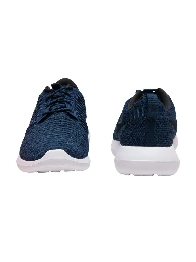 Кроссовки Nike Roshe Two Flyknit 'Navy' — изображение 3 из 5, темно-синий/белый